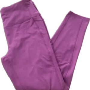 DSG Active Leggings Purple Size Medium High Rise Side Pockets